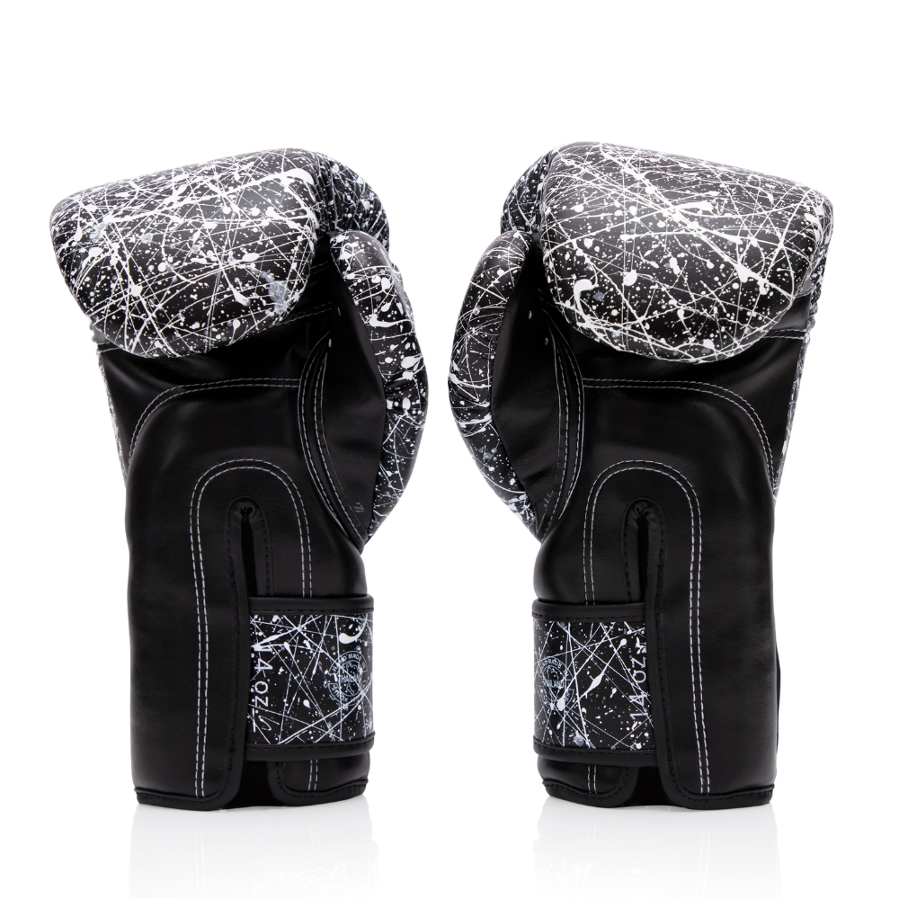 Fairtex Painter Boxing Gloves - BGV14PT Black/White