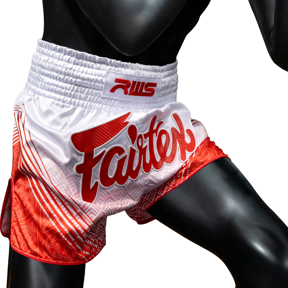 Fairtex Muay Thai Shorts - RWS White