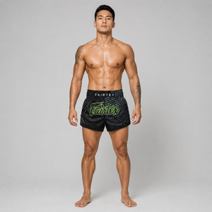 Fairtex Muay Thai Short Racer Black BS1924