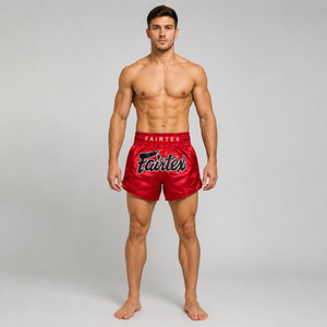 Fairtex Muay Thai Short Red Diamond BS1936