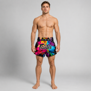 Fairtex Muay Thai Short Black Funky Soul BS1940