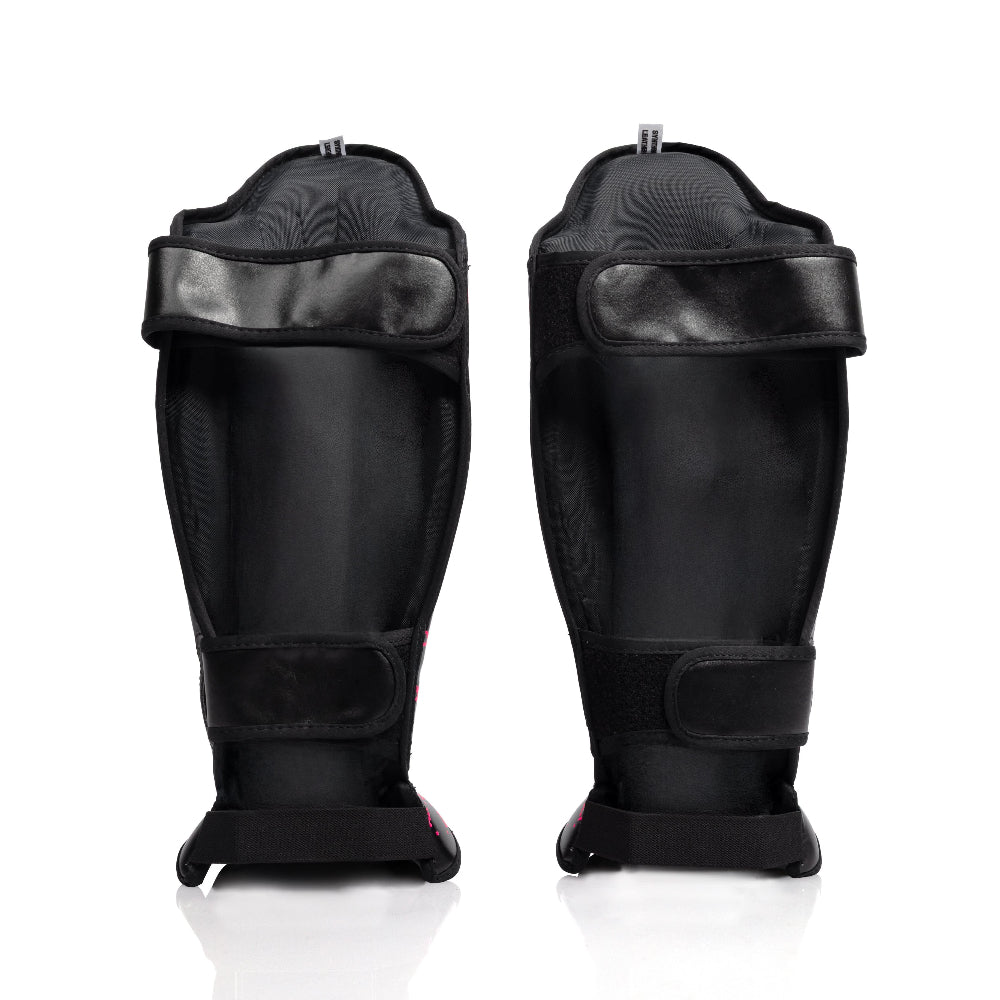 Fairtex Competition Shin Guards SP5 - Black/Pink