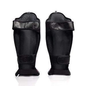 Fairtex Competition Shin Guards SP5 - Black/Pink