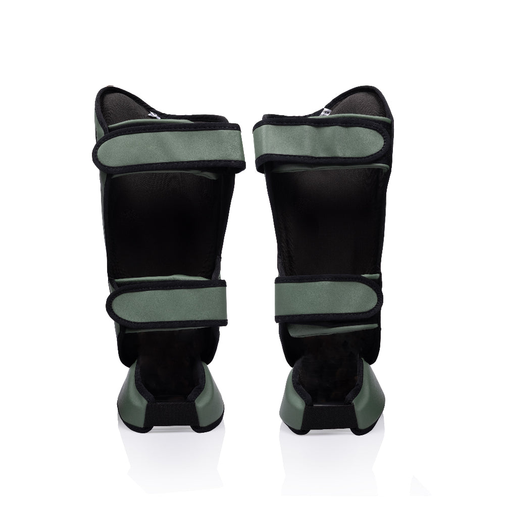 Fairtex Ultra Ergo Shin Guards SP9 - Green Olive