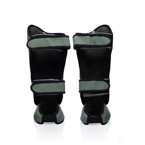 Fairtex Ultra Ergo Shin Guards SP9 - Green Olive