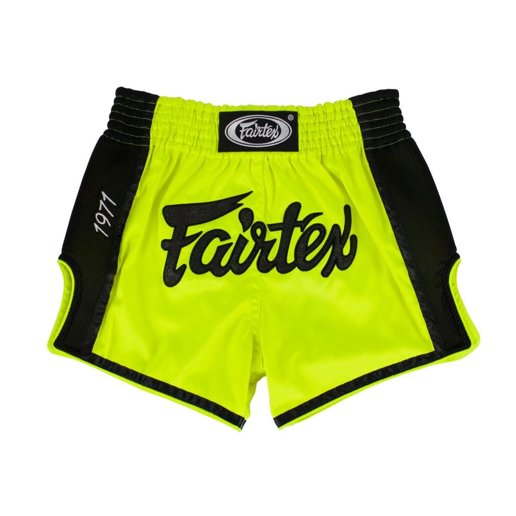 Fairtex Kickboxing Shorts Lime Green BS1706