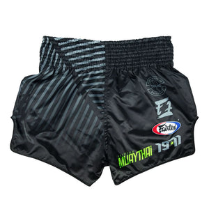 Fairtex Muay Thai Short Racer Black BS1924