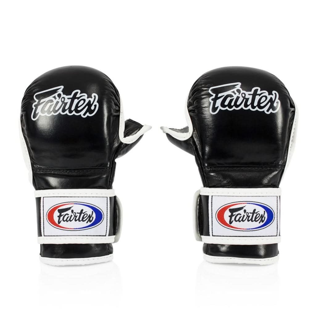 Fairtex Open Palm Sparring Gloves FGV15 - Double Wrist Wrap Closure