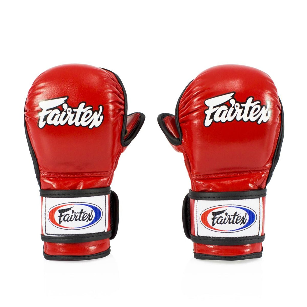Fairtex Open Palm Sparring Gloves FGV15 - Double Wrist Wrap Closure