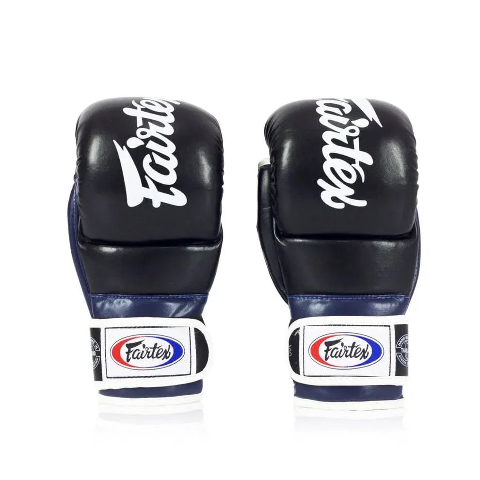 Fairtex Training Bundle Shin Guards SP5 + MMA Grappling Gloves FGV18