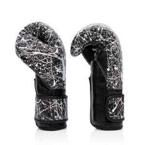 Fairtex Painter Boxing Gloves - BGV14PT Black/White
