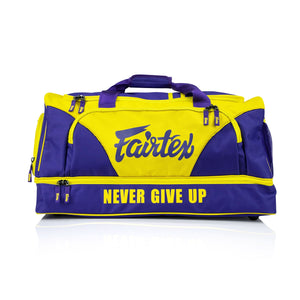 Fairtex Fighter Gym Bag BAG2 - Purple/Yellow