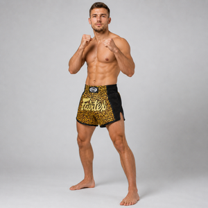 Fairtex Kickboxing Shorts Leopard Print BS1709