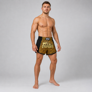 Fairtex Kickboxing Shorts Leopard Print BS1709