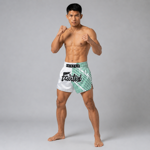 Fairtex Muay Thai Short Racer White BS1923