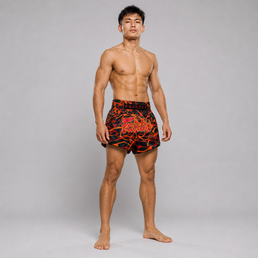Fairtex Muay Thai Shorts - BS1926 Magma 'Red'