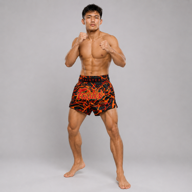 Fairtex Muay Thai Shorts - BS1926 Magma 'Red'