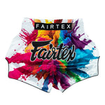 Fairtex Muay Thai Short White Funky Soul BS1939