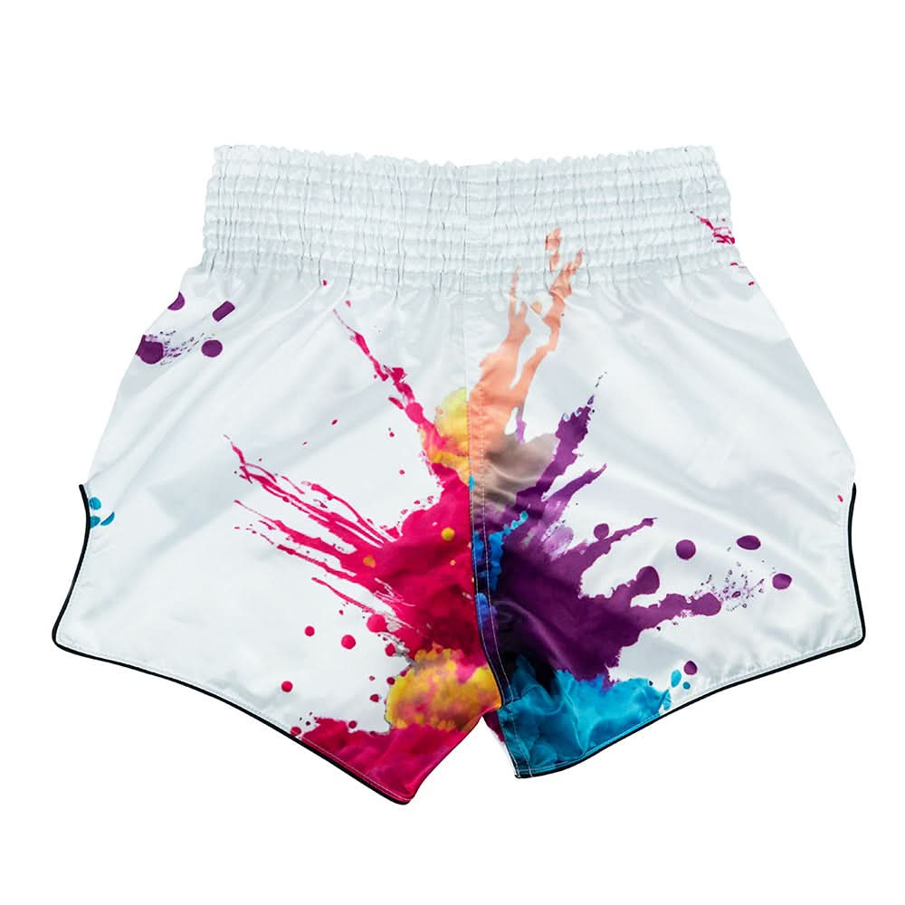 Fairtex Muay Thai Short White Funky Soul BS1939