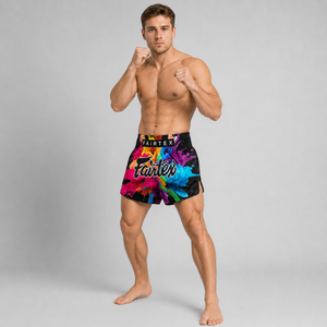 Fairtex Muay Thai Short Black Funky Soul BS1940