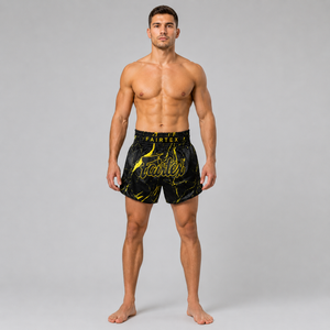 Fairtex Muay Thai Shorts Black Marble BS1947