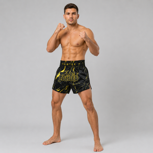 Fairtex Muay Thai Shorts Black Marble BS1947
