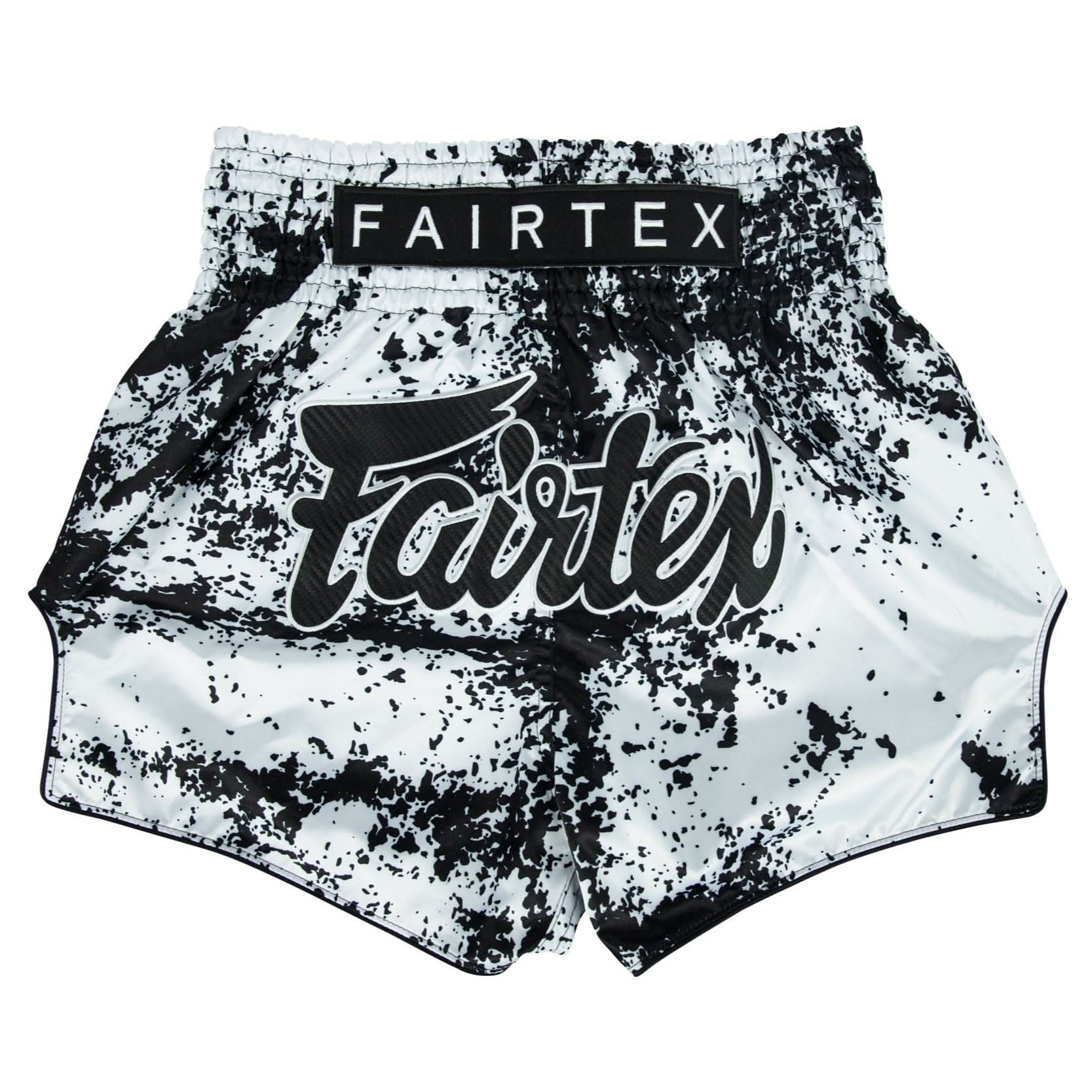 Fairtex Muay Thai Shorts Grunge White BS1948
