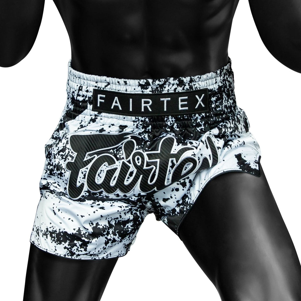 Fairtex Athletic Cut Shorts Grunge White BS1948