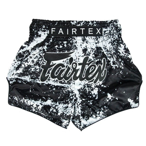 Fairtex Muay Thai Shorts Grunge Black BS1949