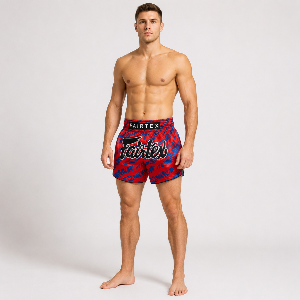 Fairtex Muay Thai Shorts - BS1958 Red/Blue