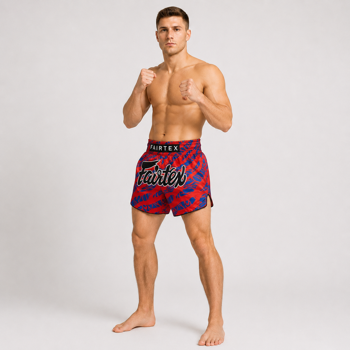 Fairtex Muay Thai Shorts - BS1958 Red/Blue