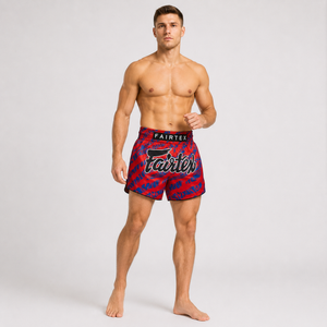 Fairtex Muay Thai Shorts - BS1958 Red/Blue
