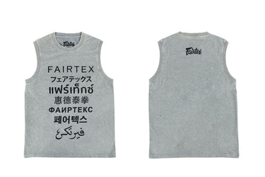 Fairtex Worldwide Tank Top – Grey