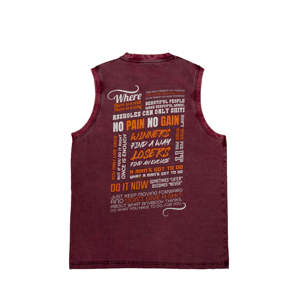 No Pain No Gain Vintage Tank - MTT64
