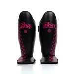 Fairtex Competition Shin Guards SP5 - Black/Pink
