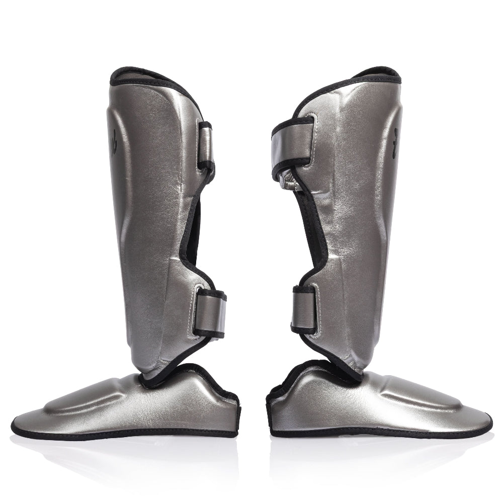 Fairtex Ultra Ergo Shin Guards SP9 - Gun Metallic