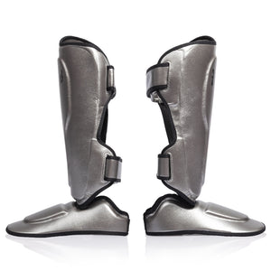 Fairtex Ultra Ergo Shin Guards SP9 - Gun Metallic
