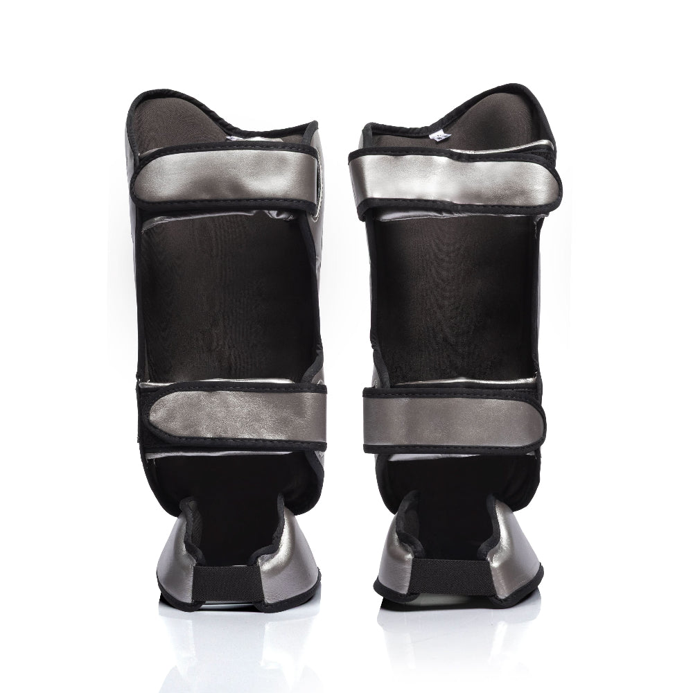 Fairtex Ultra Ergo Shin Guards SP9 - Gun Metallic