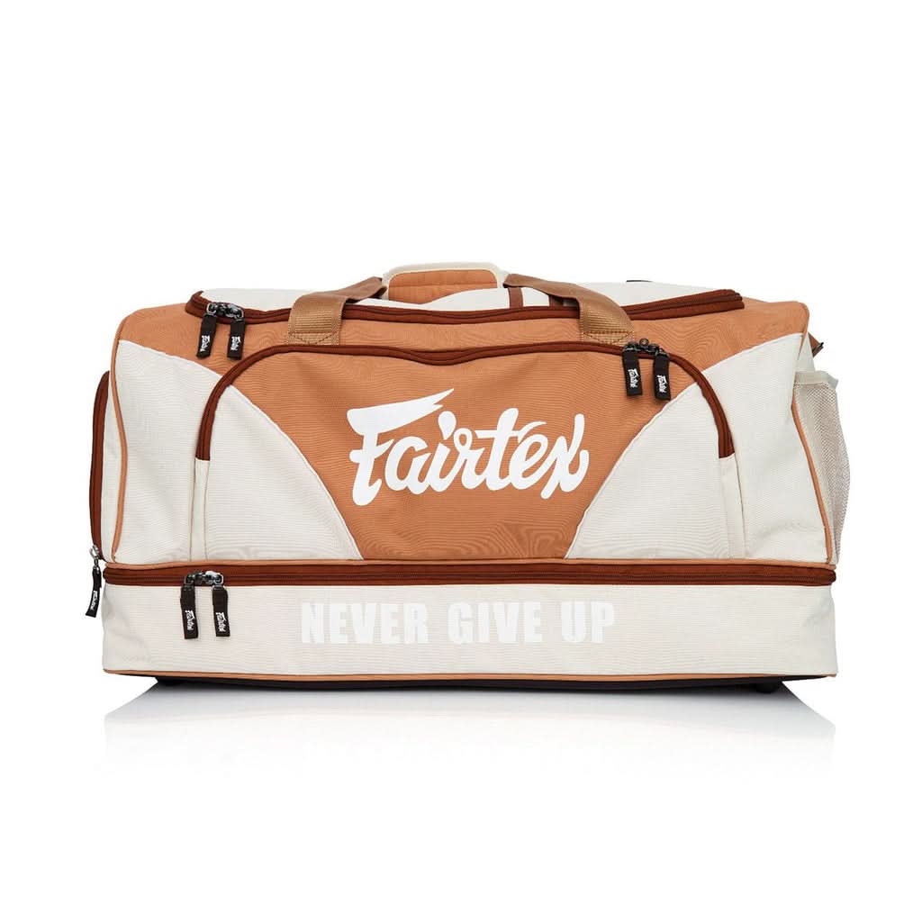 Fairtex Fighter Gym Bag BAG2 - Khaki/Orange