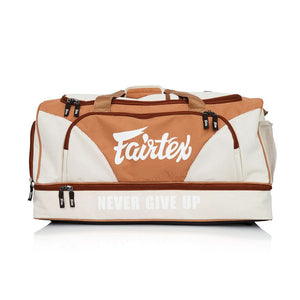 Fairtex Fighter Gym Bag BAG2 - Khaki/Orange