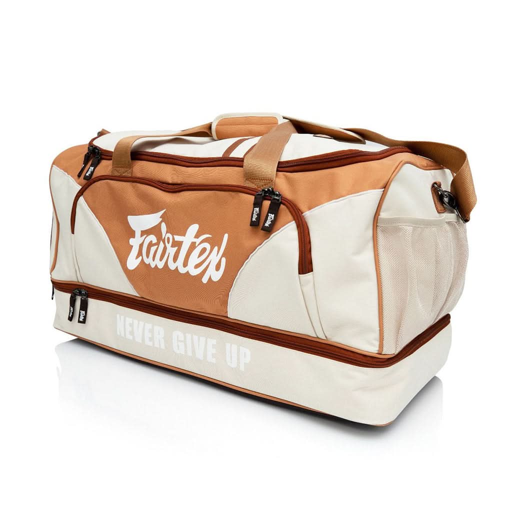 Fairtex Fighter Gym Bag BAG2 - Khaki/Orange