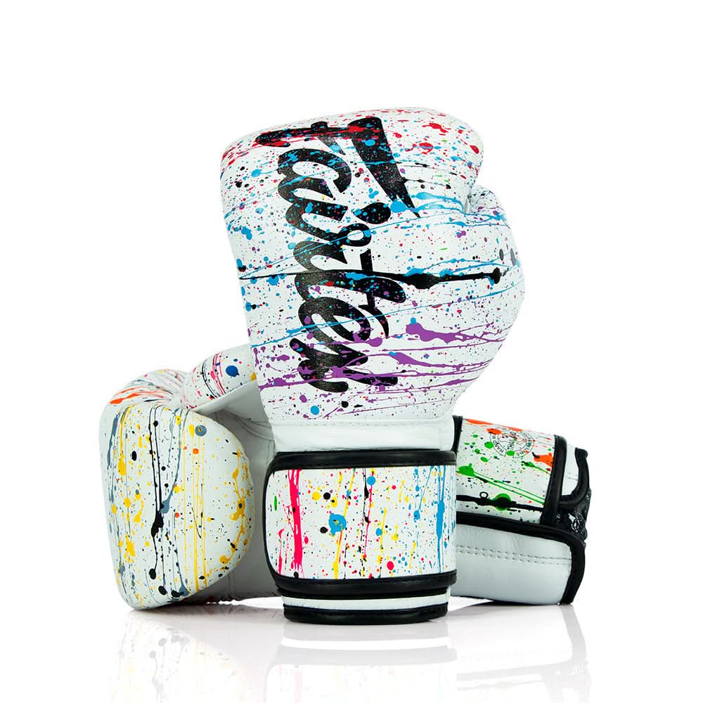 Fairtex Painter Boxing Gloves - BGV14PT White
