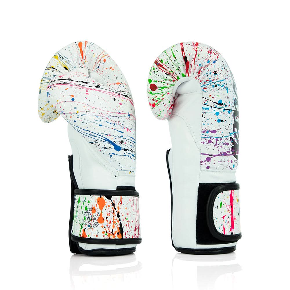 Fairtex Painter Boxing Gloves BGV14PT - White