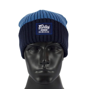 Fairtex Beanie Hat - Two Tone (Blue-Dark blue) - BN7
