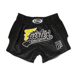 Fairtex Kickboxing Shorts Black Never Give Up BS1708