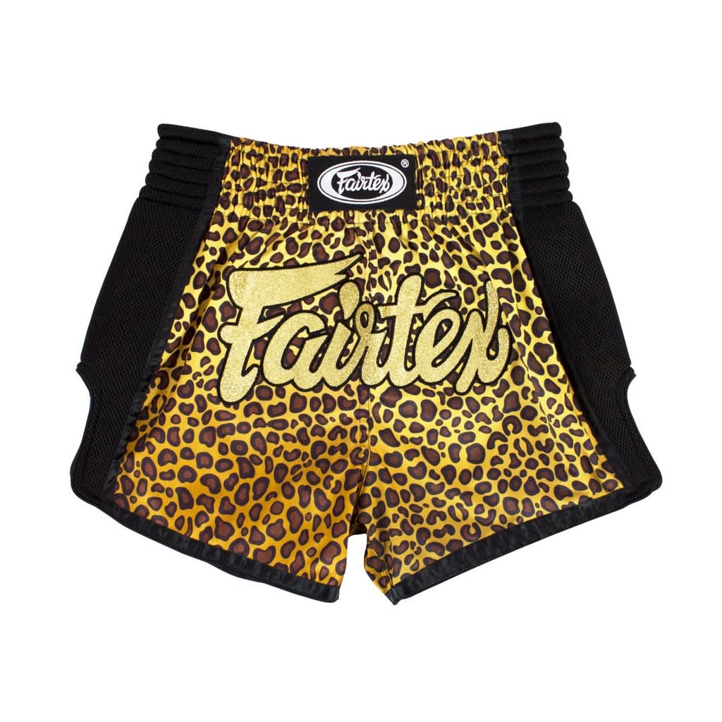 Fairtex Kickboxing Shorts Leopard Print BS1709