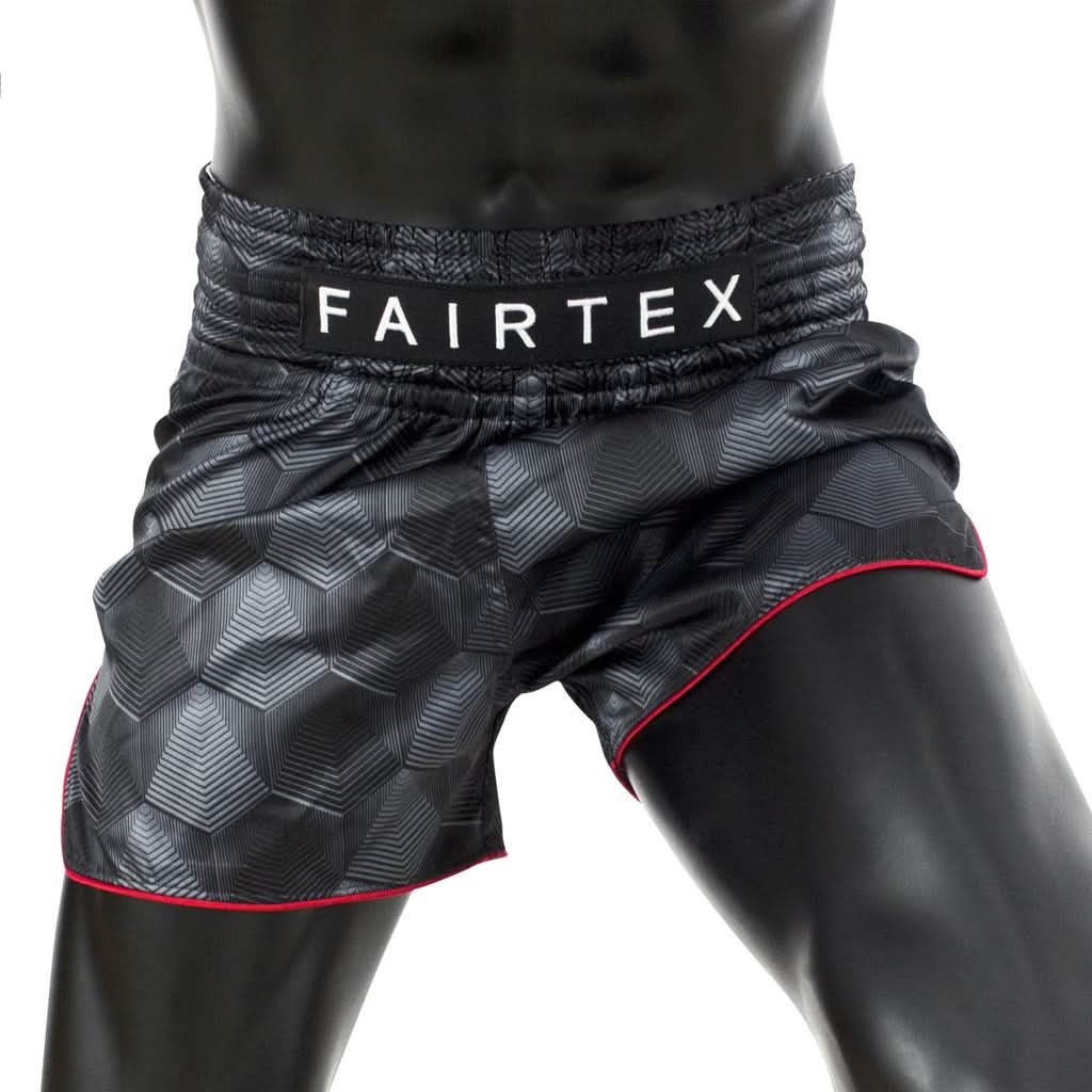 Fairtex Athletic Cut Short Stealth Black BS1901