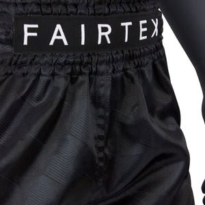 Fairtex Athletic Cut Short Stealth Black BS1901