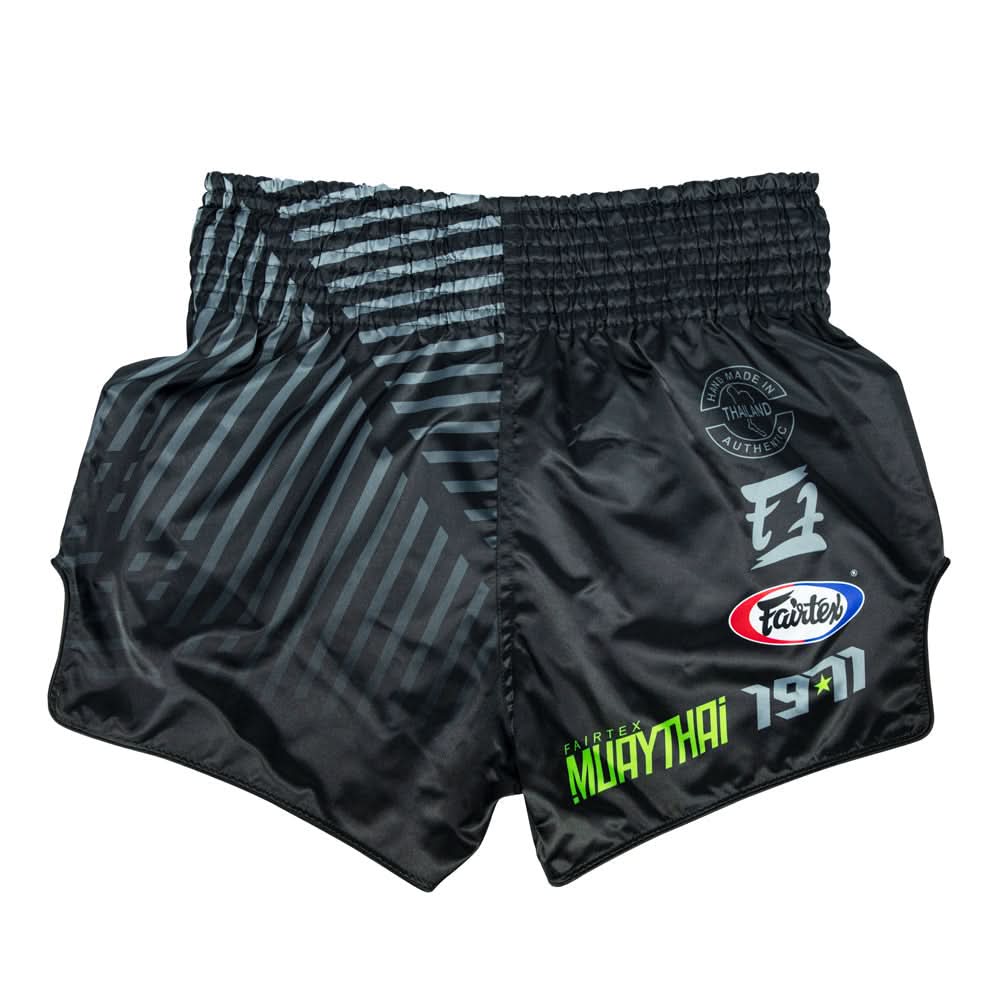 Fairtex Muay Thai Short Racer Black BS1924