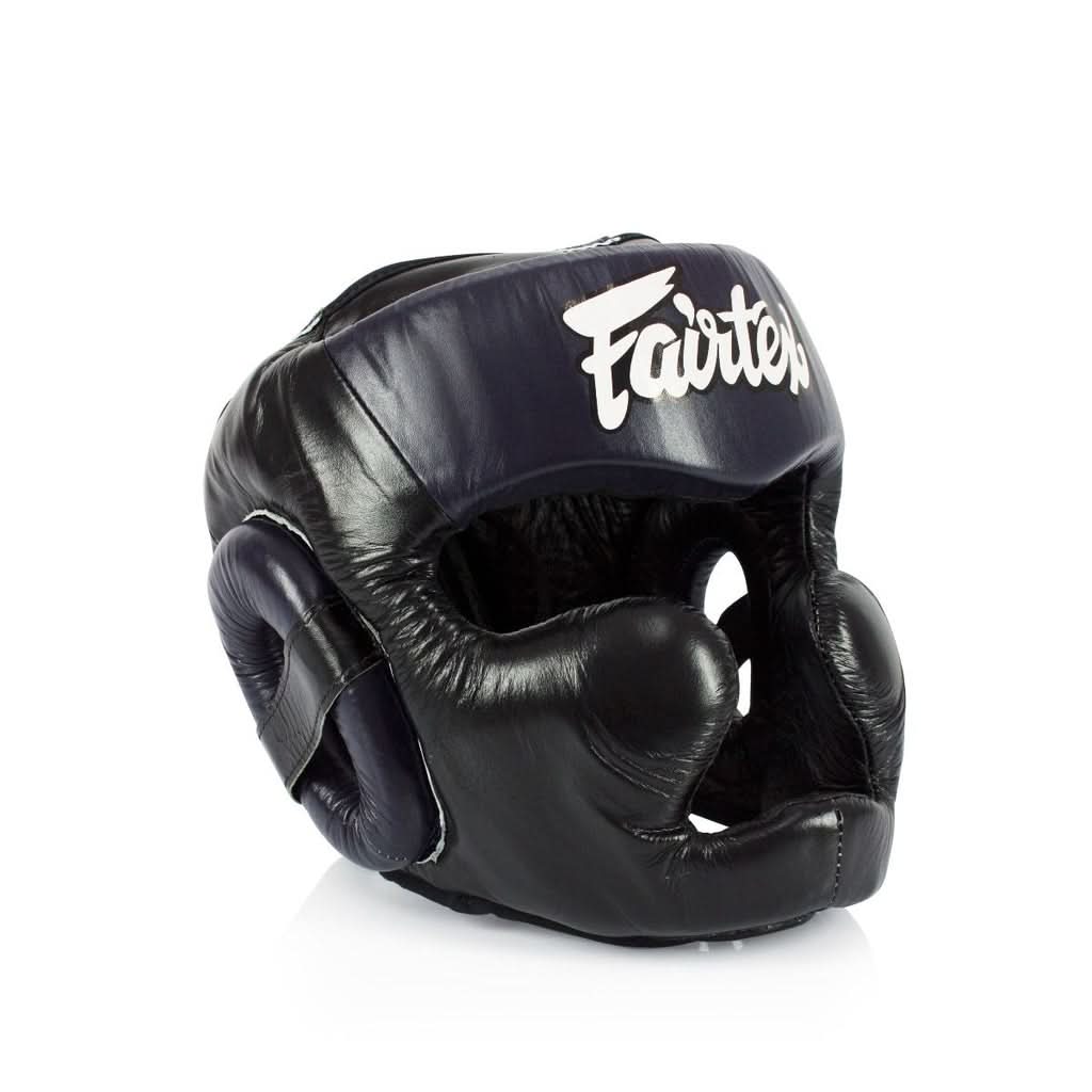 Fairtex Diagonal Vision Sparring Headguard HG13 - Lace Up